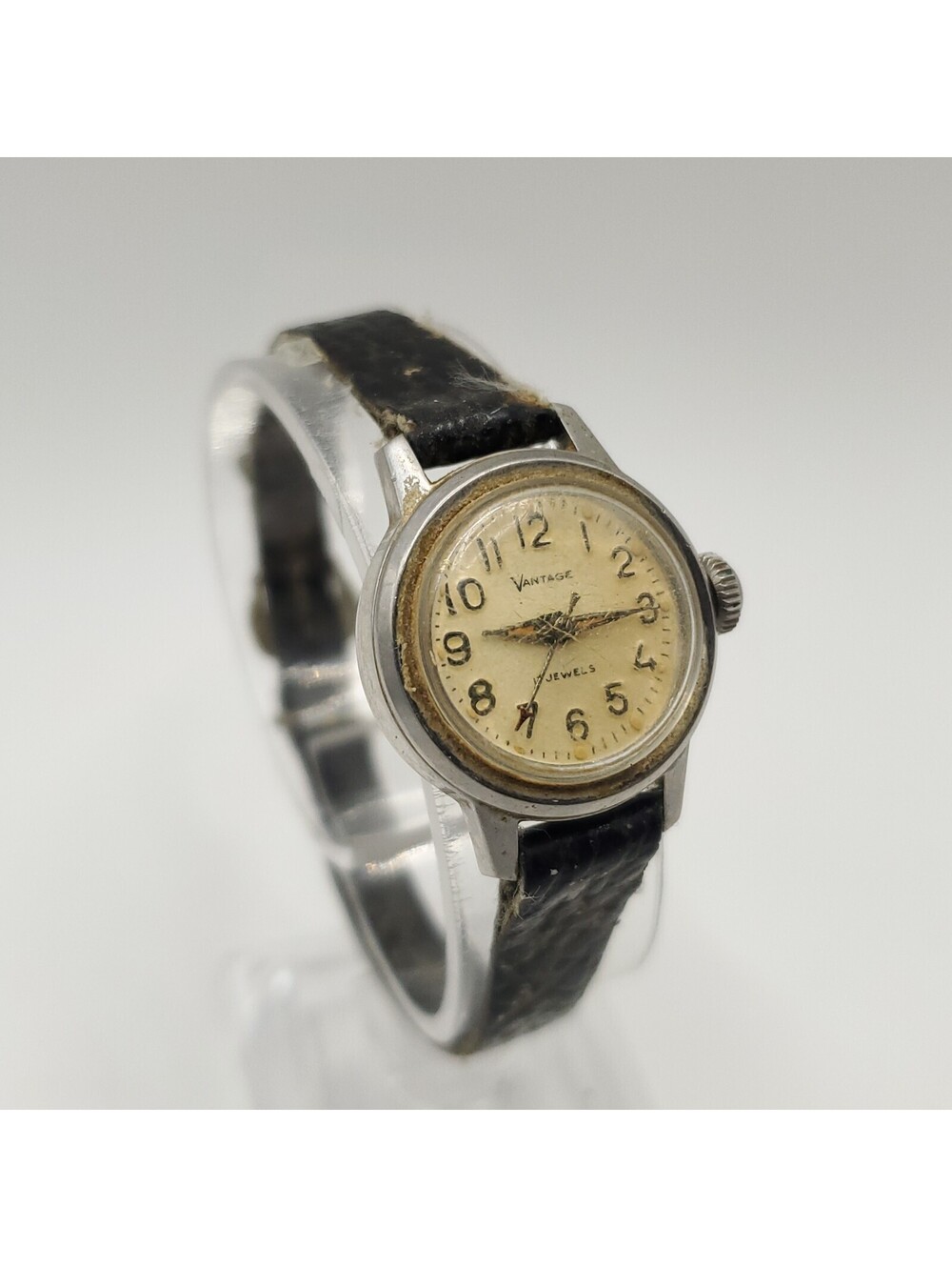 Vintage Vantage Mechanical Womens 20mm Watch For Parts Or Repair